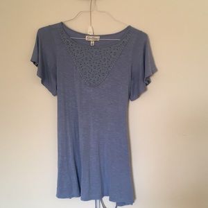 Jessica Simpson Maternity light blue shirt Size M